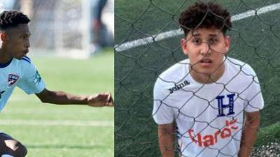 Nayrobi Vargas (izquierda) y Ángel Lizardo (derecha) han sido convocados a la Sub-17 de Honduras.