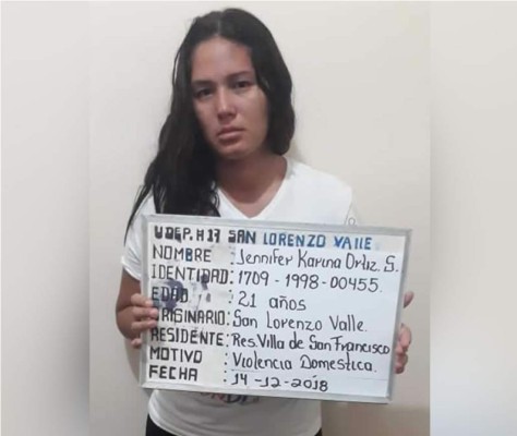 Valle: Otro caso donde mujer es detenida por violencia doméstica