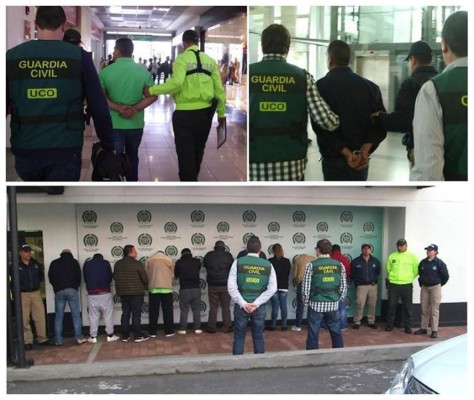Detenidos en Colombia diez narcos reclamados por la Justicia española