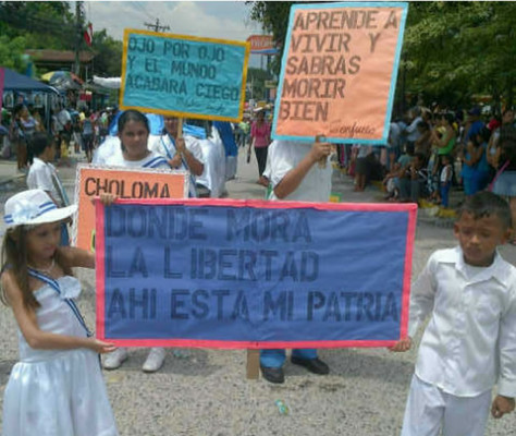 Fervor cívico en los desfiles de escuelas del Valle de Sula