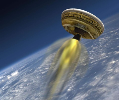 La Nasa crea un platillo volador para ir a Marte