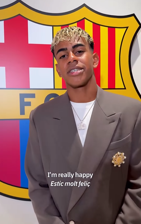 Lamine Yamal hereda la '10' del Barcelona y renueva su contrato