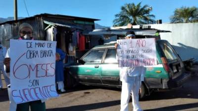 Los internos de este centro asistencial organizaron una serie de protestas y esperan que a nivel nacional se pronuncien otros grupos de estudiantes.