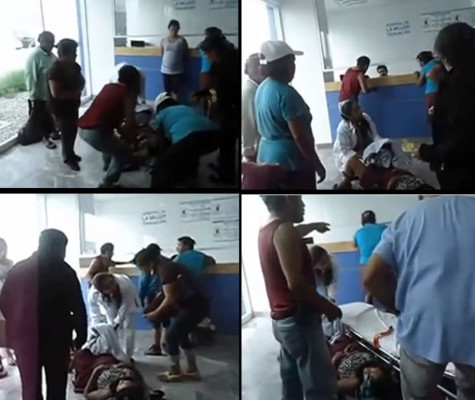Mujer que da a luz en recepción de hospital causa indignación
