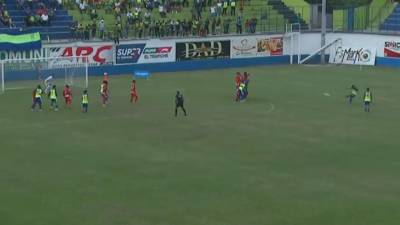 Olancho FC-Vida: El tremendo golazo de tiro libre Mario Martínez