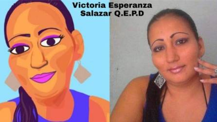 La fallecida Victoria Esperanza Salazar.