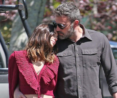 Actors Ben Affleck and Ana de Armas are seen in Los Angeles, California.