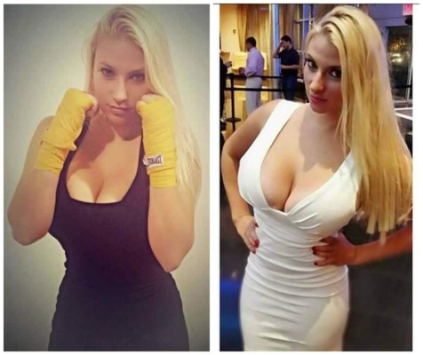 Luchadora cambió de categoría por el tamaño de sus pechos