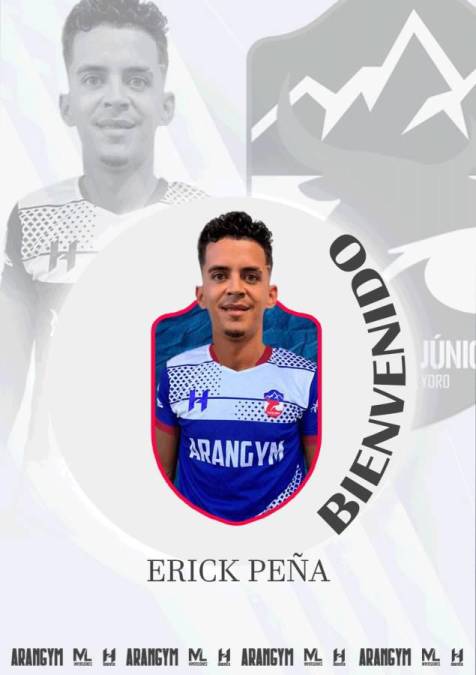 Erick Peña, es nuevo fichaje del Orgullo de Olomán, ha jugado en el Honduras Progreso, Platense, Real España y Juticalpa.