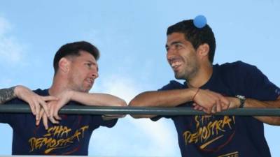 Suárez asegura que Messi es el mejor jugador del mundo. Foto cortesía.