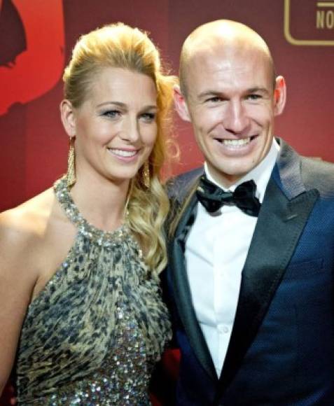 El holandés Arjen Robben está caso con Bernadien Eillert.