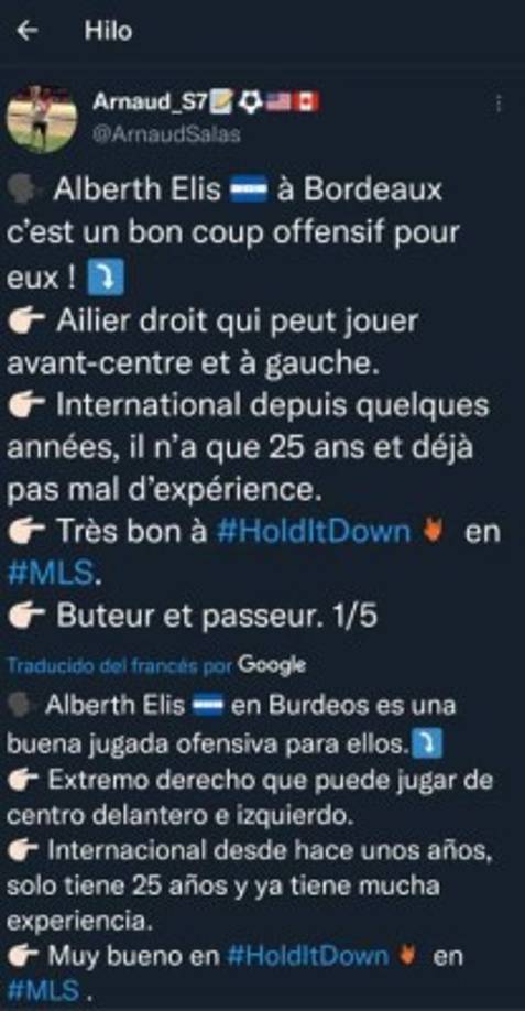 El fichaje de Alberth Elis ha generado todo tipo de repercusión a nivel internacional. En EUA recuerdan al hondureño y su paso por la MLS en donde destacó con el Houston Dynamo.