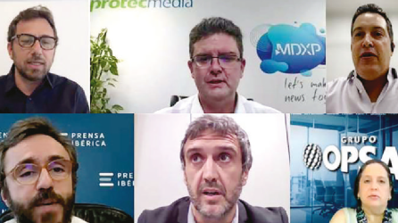 El CEO de la empresa Protecmedia moderó un panel sobre experiencias de editores de medios.