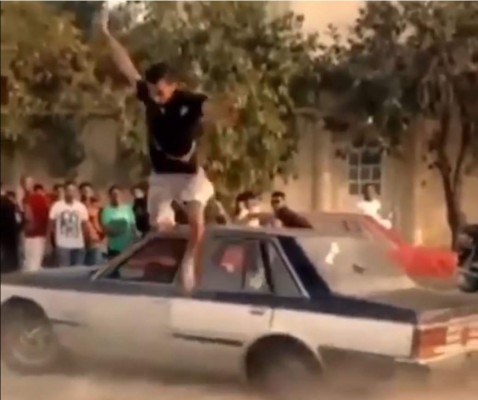 Hombre estuvo a punto de ser arrollado pero su reacción lo salvó