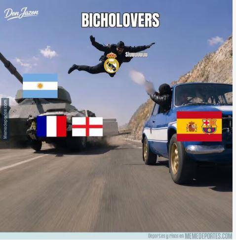 Burlas a Cristiano y Messi: los memes tras la final España-Argentina en el Mundial