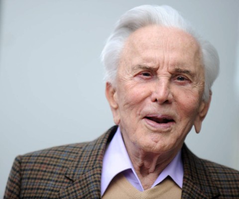 (FILES) In this file photo taken on March 1, 2011 Actor Kirk Douglas attends the ceremony to honor Zubin Mehta with a Star on the Walk of Fame in Hollywood, California. - US silver screen legend Kirk Douglas, the son of Jewish Russian immigrants who rose through the ranks to become one of Hollywood's biggest-ever stars, has died at 103, his family said on February 5, 2020. (Photo by GABRIEL BOUYS / AFP)