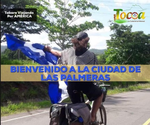 Los momentos mágicos de Tabare junto a su bicicleta 'América' en Honduras
