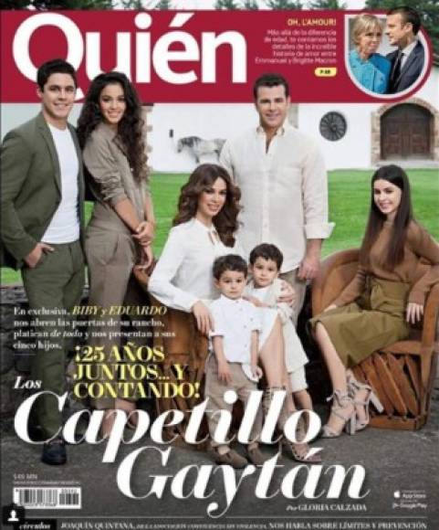 Reciéntemente la familia posó para la revista Quién y Biby Gaytán lucía radiante.