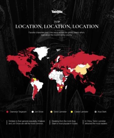 El análisis de Taboola recoge la actividad de 30 millones de usuarios en 204 países, que incluye 65 millones de páginas vistas y más de 80 millones de minutos de tiempo dedicado por los usuarios a leer contenido relacionado con la serie.<br/><br/>