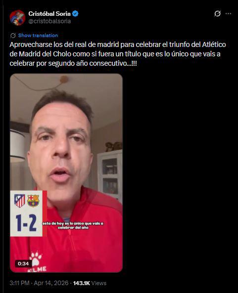 Atlético se burla e indignación en Barcelona: No nos han dejado ganar