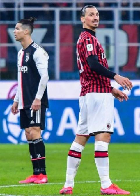 En varios tramos del partido, el portugués y el sueco se encontraron en el campo. Foto AFP