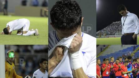 Mira las imágenes que dejó la derrota de 3-0 que sufrió Honduras a manos de Estados Unidos por la semifinal del Premundial Sub-20 de Concacaf. La Bicolor no pudo clasificar a los Juegos Olímpicos y los muchachos lucieron destrozados tras el final del encuentro.