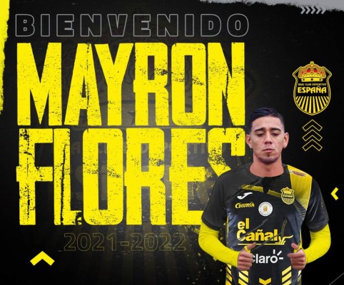 Mayron Flores deja al Olimpia y se une al Real España