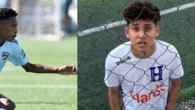 Nayrobi Vargas (izquierda) y Ángel Lizardo (derecha) han sido convocados a la Sub-17 de Honduras.
