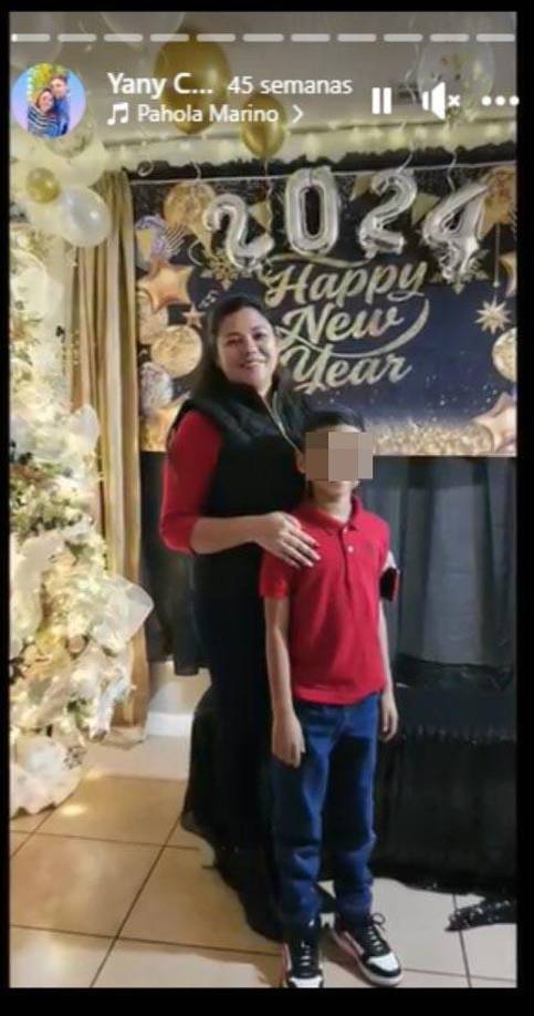 En otro escrito, Mariela le dedicó unas palabras al hijo de su amiga Yurina.