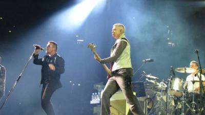 Los integrantes de U2.