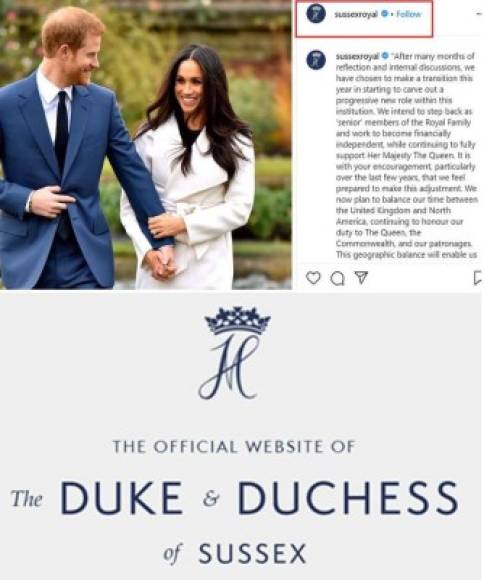 Para iniciar, el brote del virus habría llevado a Harry y Meghan a posponer el anuncio del que será el nuevo nombre de su marca 'Sussex Royal' después de que se les indicara que ya no podrían utilizar la denominación 'royal' (real) en sus nuevas circunstancias.