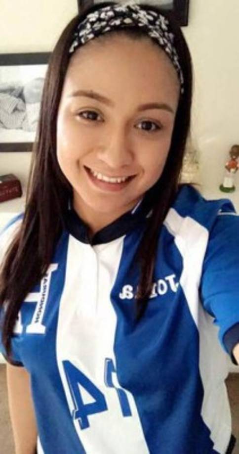 Ivania Reyes, la esposa del volante hondureño Boniek García.