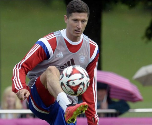 Robert Lewandowski fue presentado con el Bayern Múnich
