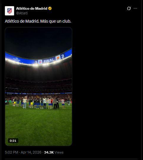 Atlético se burla e indignación en Barcelona: No nos han dejado ganar