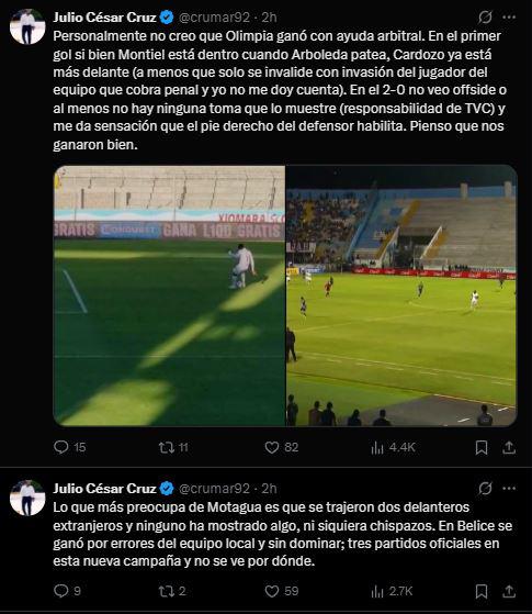 Olimpia se mofa y señalan polémica tras triunfo ante Motagua