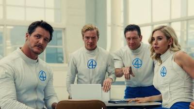 Pedro Pascal,Vanessa Kirby, Joseph Quinn y Ebon Moss-Bachrach dan vida a los nuevos “Fantastic Four”.