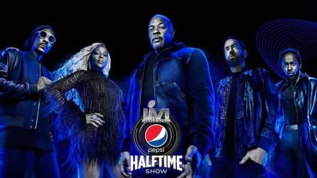 Snoop Dogg, Mary J. Blige, Dr. Dre, Eminem y Kendrick Lamar, actuarán en el Super Bowl.