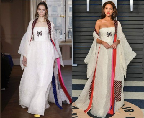 El vestido de Eiza González en los Óscar del que nadie habló