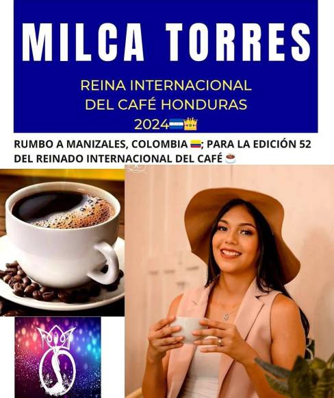 Milca Torres, hondureña rumbo al “Reinado Internacional del Café” en Colombia