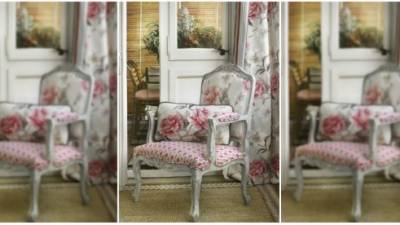 Las flores en tonos rosas son ideales para los muebles de las estancias.