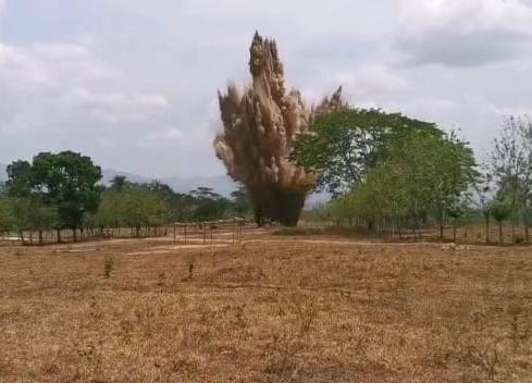 Militares inhabilitan narcopista en Iriona, Colón