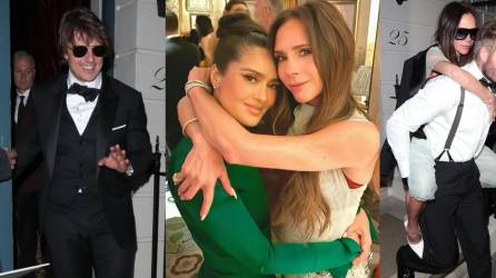 David Beckham y los invitados a la fiesta de cumpleaños 50 de Victoria disfrutaron de una noche inolvidable. La empresaria y diseñadora de modas celebró sus 50 años de vida acompañada de otras estrellas como Tom Cruise, Salma Hayek y Eva Longoria, además de las Spice Girls.