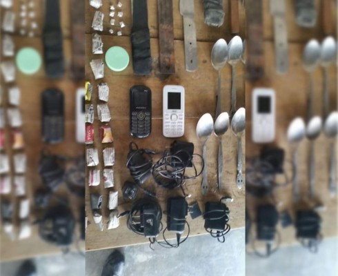 Realizan operativo sorpresa en penal de Ocotepeque