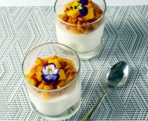 Cómo hacer panna cotta de yogur
