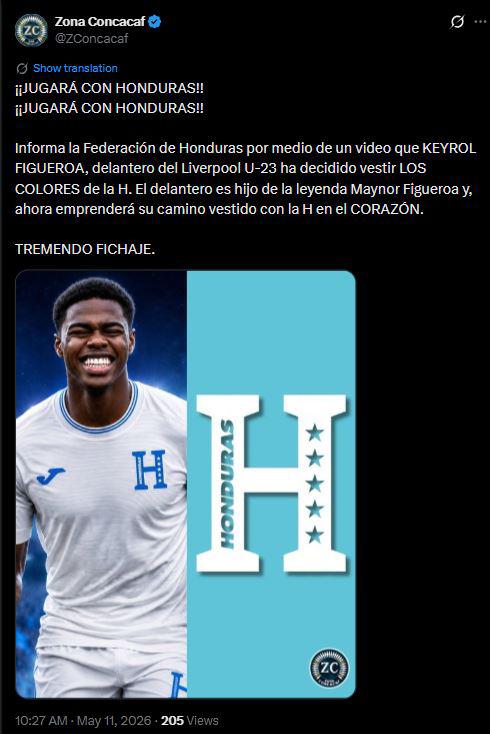 Revuelo por Keyrol Figueroa a Honduras: esto dicen tras anunciar su decisión