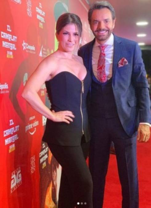 La actual esposa de Eugenio Derbez se 'rindió' a los encantos de quien fuera la segunda esposa del comediante, y no dudó en dejárselo saber.