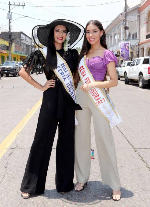 Las reinas invitaron a hondureños y extranjeros a disfrutar de la Feria Isidra y todas sus actividades.