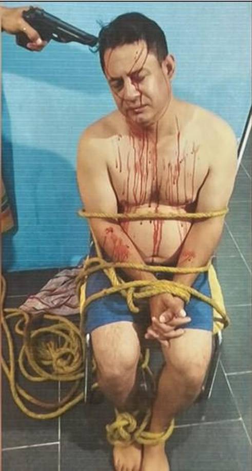 Sus secuestradores exigían 38 mil dólares para dejarlos libres y mandaban estas imágenes a su familia en Honduras.