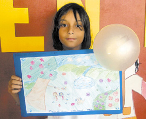 'Los niños queremos vivir felices y en paz”