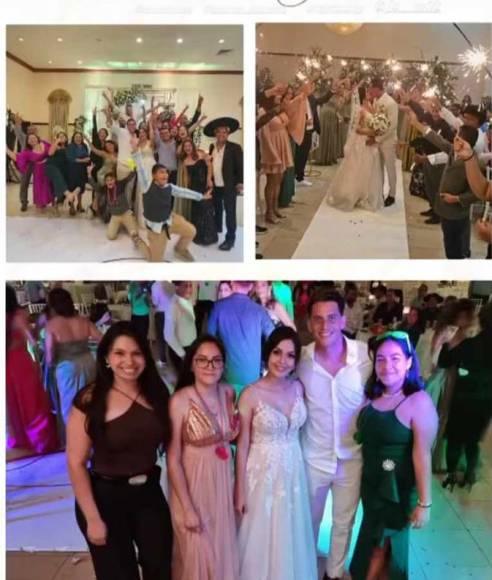 Andrea y Ángel Tejeda compartieron con sus familiares y amistades en la boda que se realizó el 3 de noviembre. 